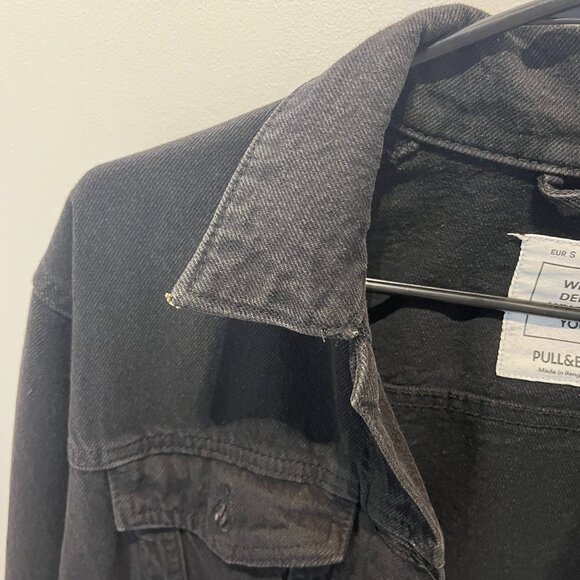 Black Jean Jacket - Picture 2 of 3